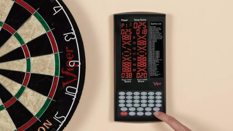 electronic darts scoreboard