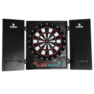 Ruthless R500 Electronic Dartboard with Cabinet