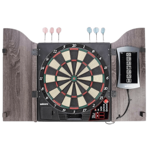 Unicorn Vanquish Electronic Dartboard with Cabinet