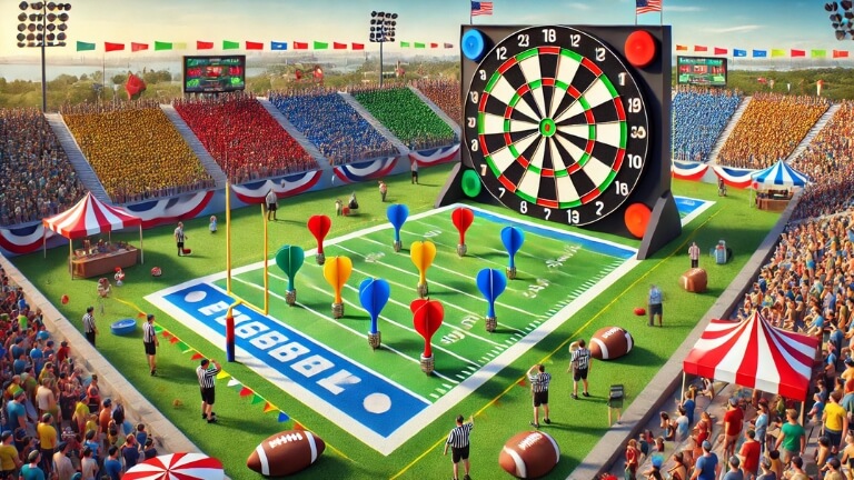 Dart Board Football