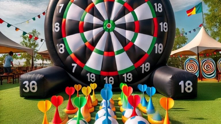 Inflatable Soccer Dart Board